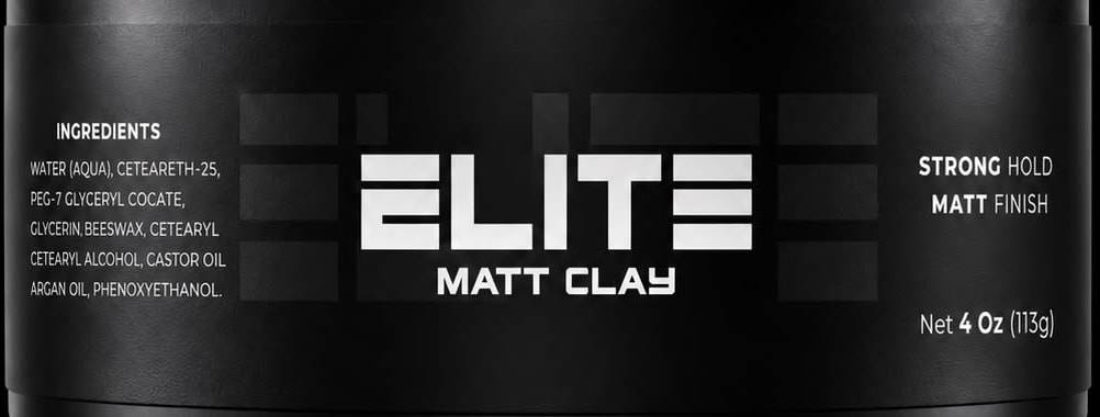 ELITE Matt Clay label